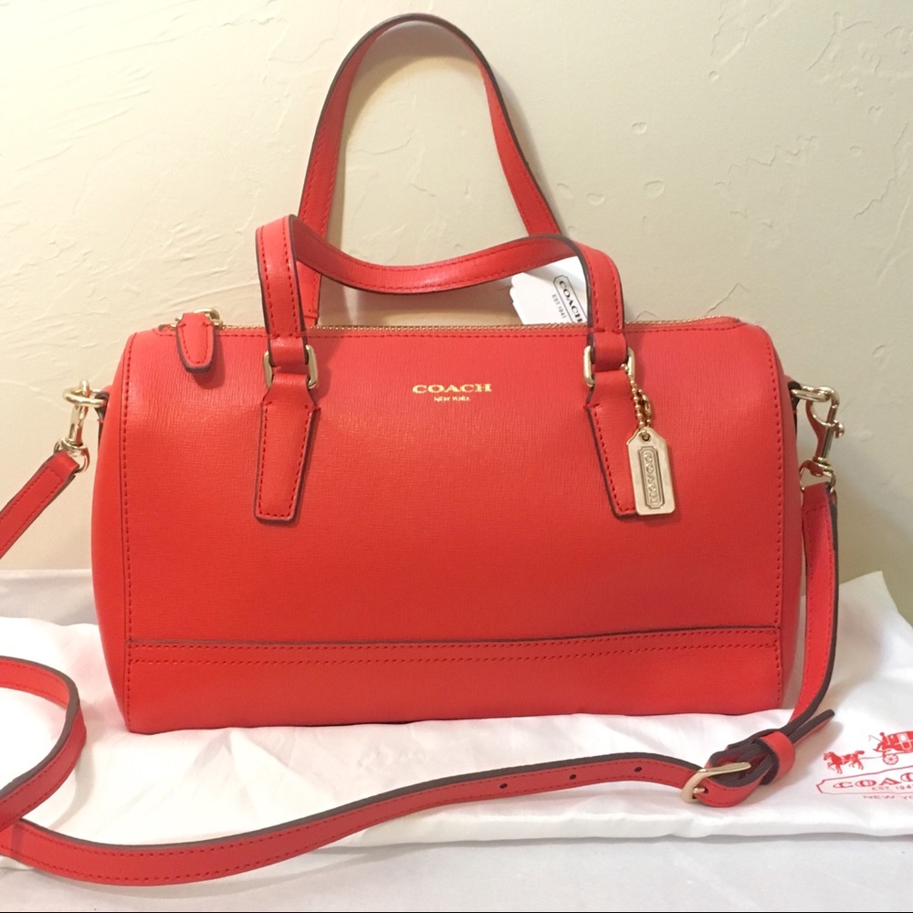 Coach Saffiano Mini Satchel Crossbody Bag 49392